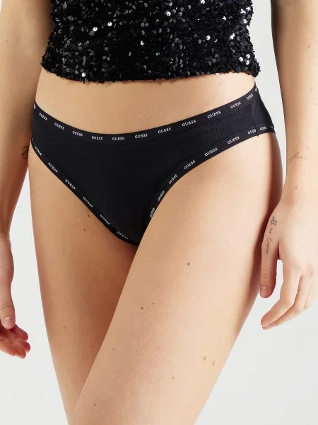 GUESS Slip / alb negru