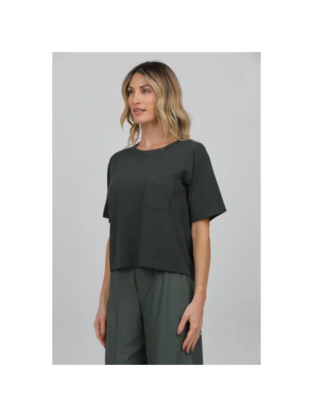 Koszulka Max Mara zielona