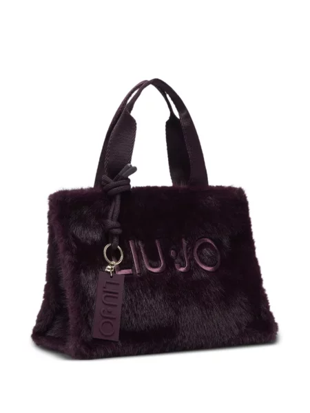 Ursuleț de pluș geantă shopper Liu Jo violet