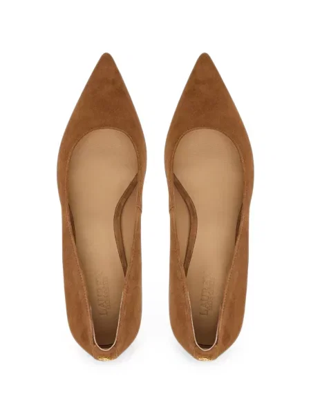 Pantofi cu toc Lauren Ralph Lauren maro