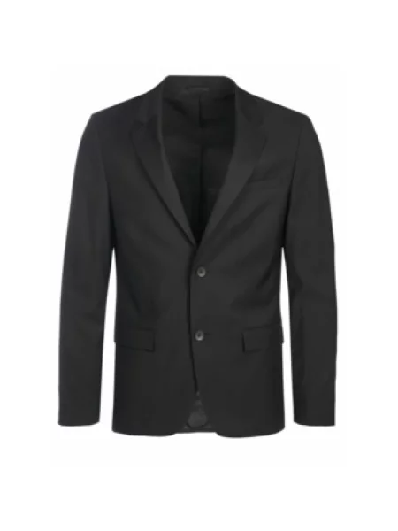 Marynarka Calvin Klein w jednolitym kolorze czarna