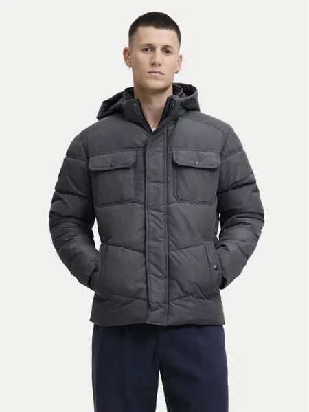 Jack & Jones Žieminė striukė Morgan pilka