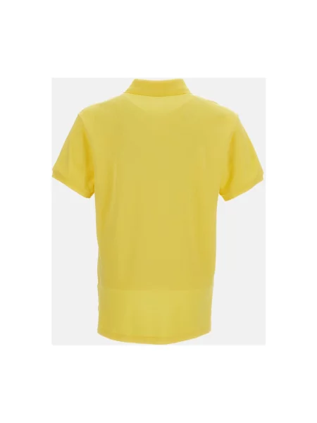 Dzianinowa koszulka polo Polo Ralph Lauren żółta