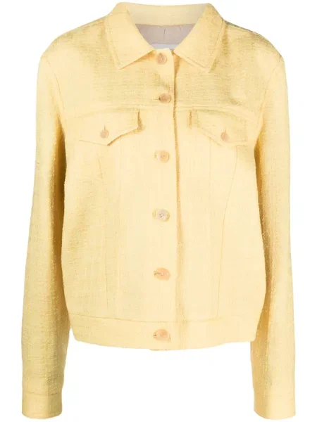 Kołnierzykowy kurtka Giuliva Heritage żółta