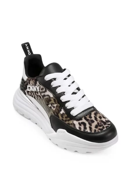 Leopárdmintás sneaker Dkny nyomtatás fekete