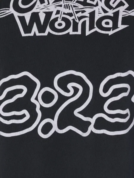 Tricou Cherry World lung negru