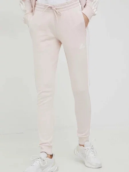 Csíkos nadrág Adidas bézs