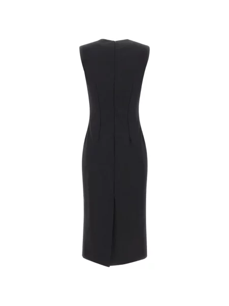 Rochie midi Tagliatore fără mâneci negru