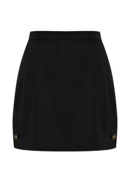 Fusta mini Versace de lână negru
