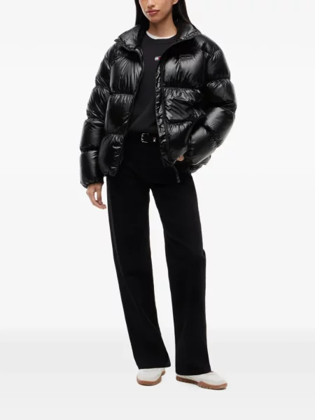 Matlasat geacă Tommy Hilfiger negru