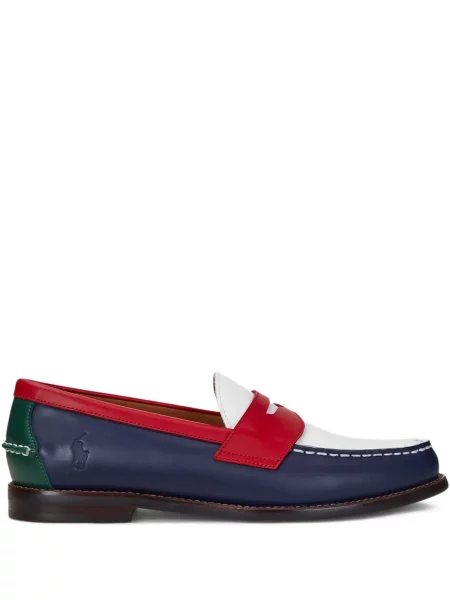 Ленени карирани чорапи Polo Ralph Lauren джобове на гърдите черно