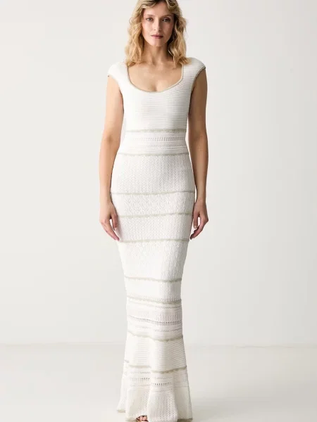 Marciano by Guess rochie cu vâscoză JUMA bej