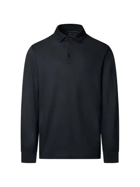 Lung tricou polo Hackett London albastru