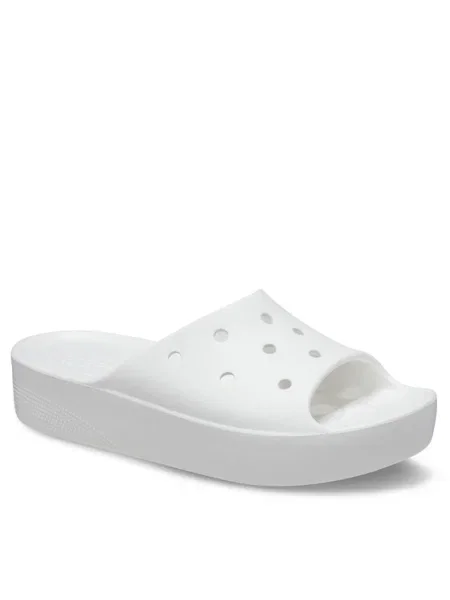 Tenisky Crocs na platforme biela