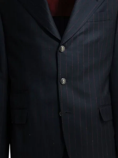 Costum Brunello Cucinelli de lână albastru