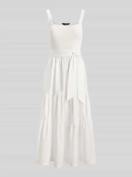 Lauren Ralph Lauren sukienka rozkloszowana biała