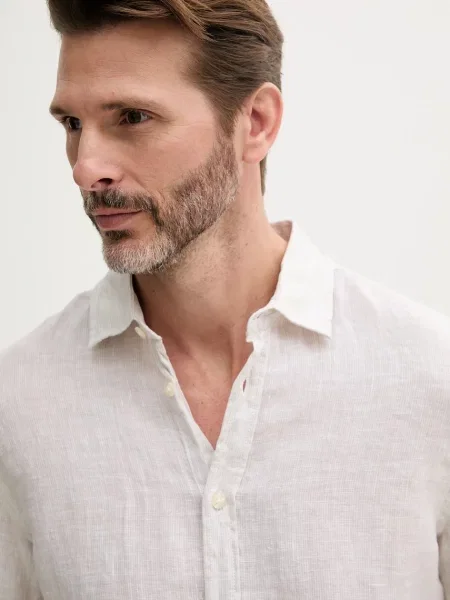 United Colors of Benetton сорочка лляна