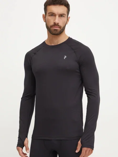 Peak Performance funkcionális hosszú ujjú ing Spirit fekete