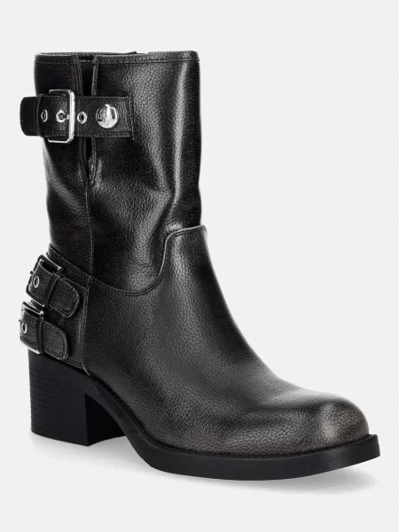 Guess botine cu jos pentru femei negru