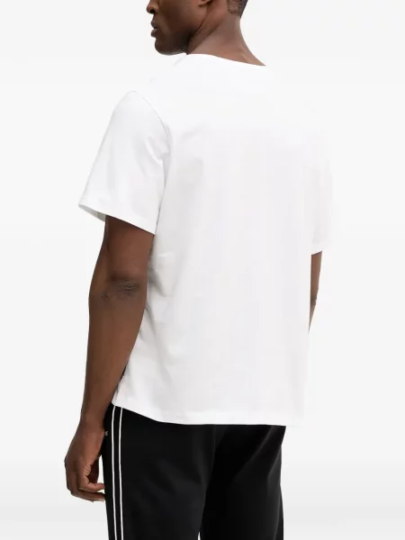 Scurt tricou Michael Kors cu imagine alb