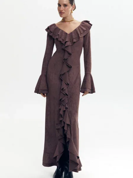 Сукня максі Gepur коричневий