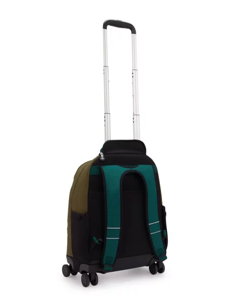 KIPLING Batoh New Zea koňaková / smaragdová