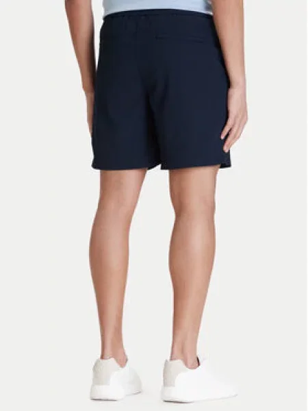 Šortky z materiálu Calvin Klein modré