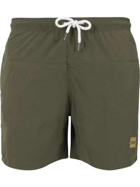 Urban Classics Șorturi de baie Block Swim' kaki