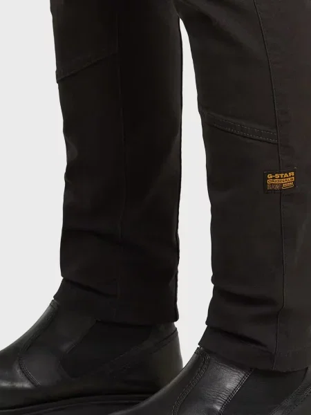 Брюки карго G-star Raw скинни черные