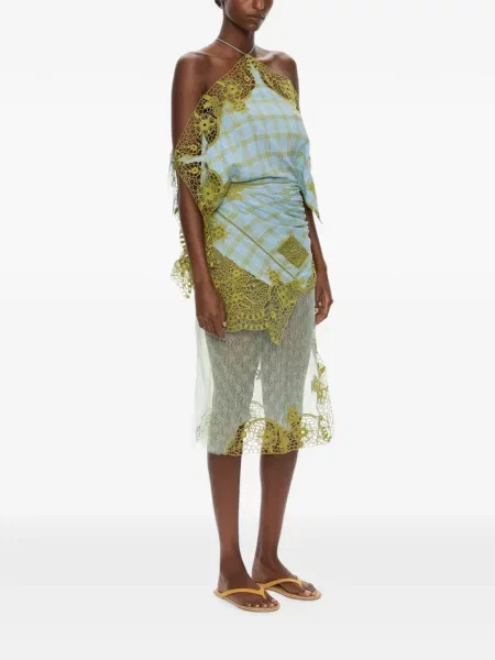 Rochie midi Christopher Esber albastru