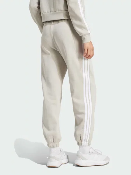 Джоггеры Adidas в полоску бежевые