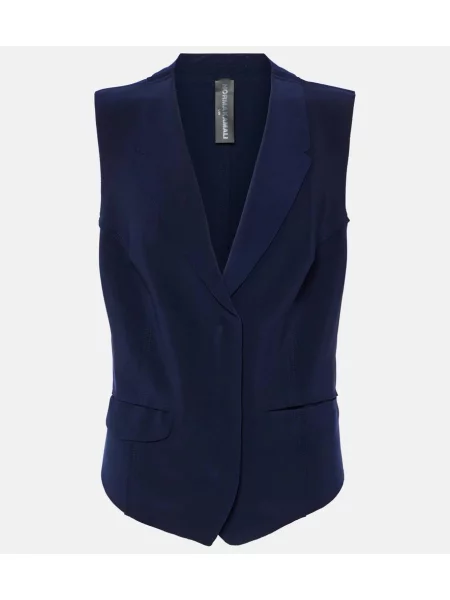 Vestă Norma Kamali albastru