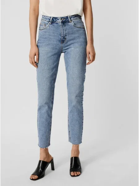 Vero Moda Farmer Brenda Straight Fit kék