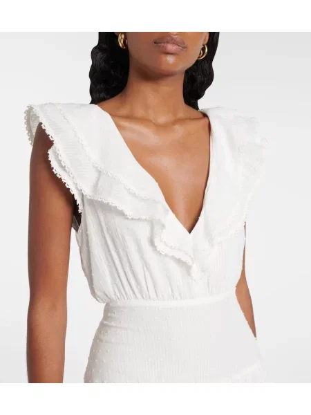 Rochie Poupette St Barth cu dungi alb
