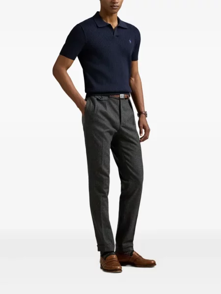 Μικρός κασκέτο Polo Ralph Lauren με χαμηλή μέση υφαίνω διαγωνίως πράσινο