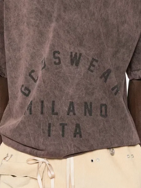 Tricou Gcds zdrențuiți roșu