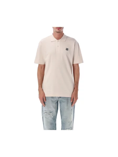 Koszulka polo Maison Kitsune biała