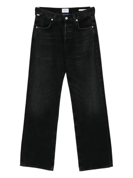 Szerokie jeansy Citizens Of Humanity czarne
