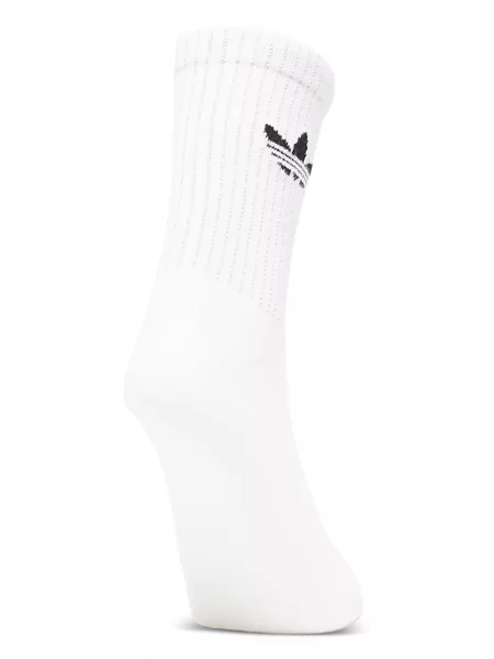 Футбол тениска с дълъг ръкав Adidas на райета мъниста бяло