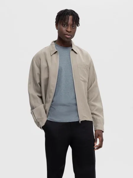 SELECTED HOMME Majica Aspen' siva