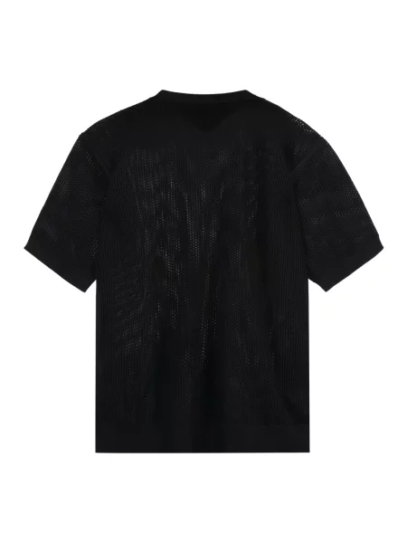 Krótki sweter Prada czarny