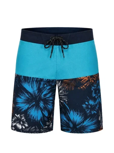 Slip de baie Oakley cu model floral cu imagine albastru