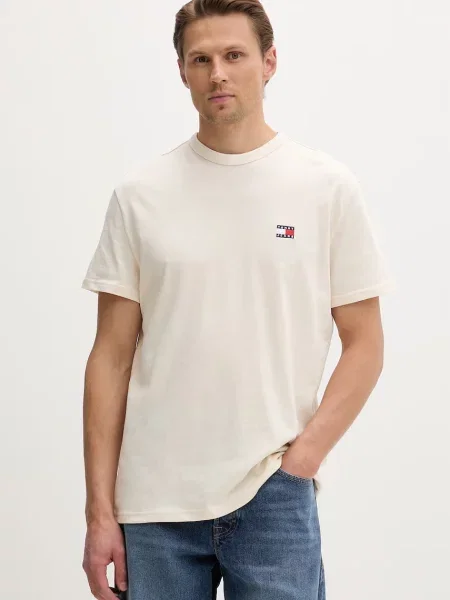 Tommy Jeans T-shirt beżowa
