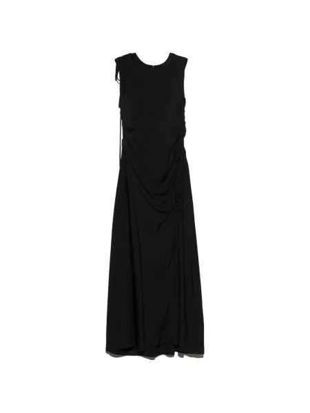 Lung rochie Bimba Y Lola fără mâneci negru