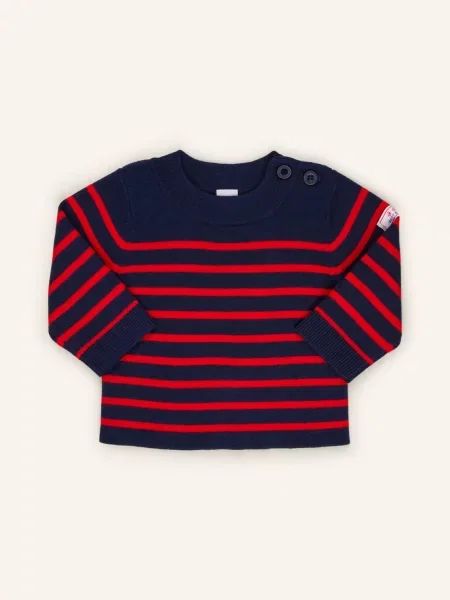 Petit Bateau Svetry tmavě modrá červená