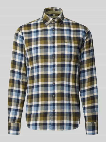Koszula casualowa o kroju regular fit z wyhaftowanym logo Fynch-hatton