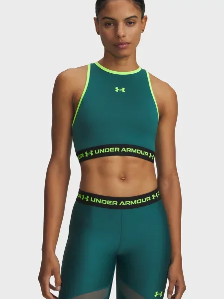 Топ Under Armour з сіткою зелений
