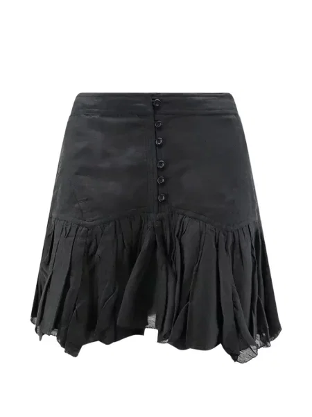 Fodros mini szoknya Marant Etoile fekete