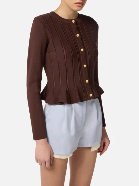 Светр Elisabetta Franchi коричневий