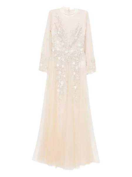 Rochie Saiid Kobeisy cu broderie de catifea